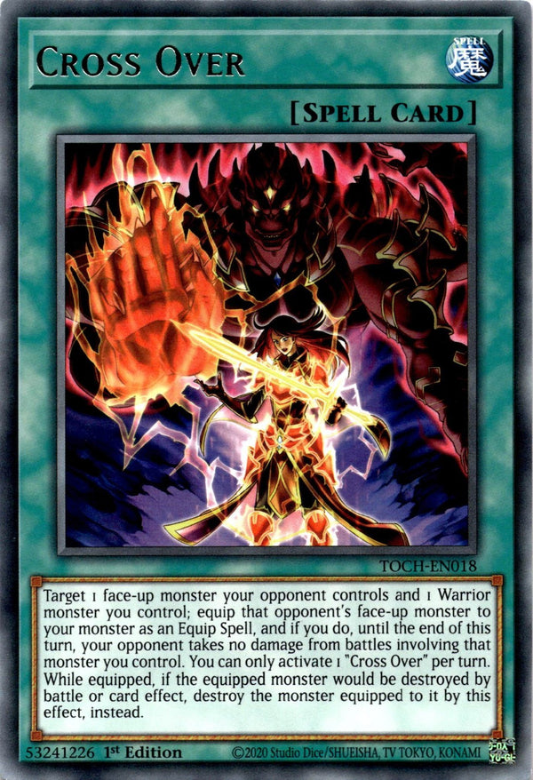 Yugioh Cross Over TOCH-EN018 Rare 1st Edition NM