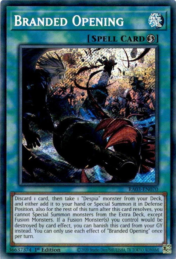 Yugioh Branded Opening RA03-EN070 Secret Rare 1st Edition NM