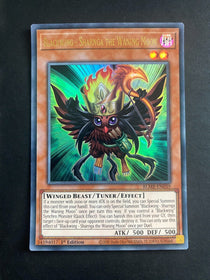 Yugioh Blackwing - Sharnga the Waning Moon BLMR-EN039 Ultra Rare 1st Ed VLP/NM