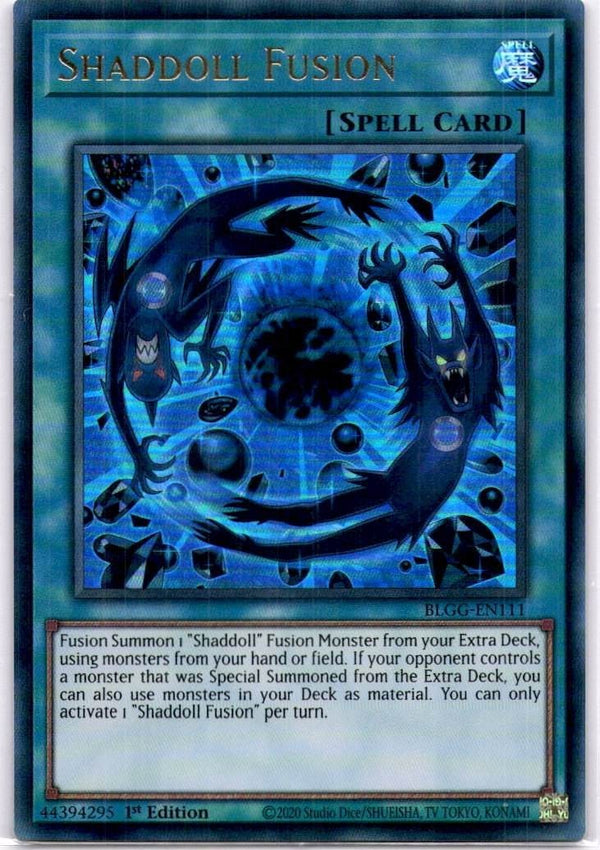 Yugioh Shaddoll Fusion BLGG-EN111 Ultra Rare 1st Edition NM