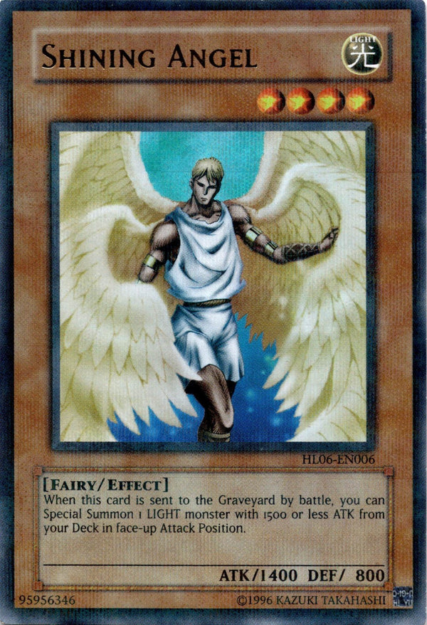 Yugioh Shining Angel HL06-EN006 Parallel Rare Unlimited Edition VLP/NM
