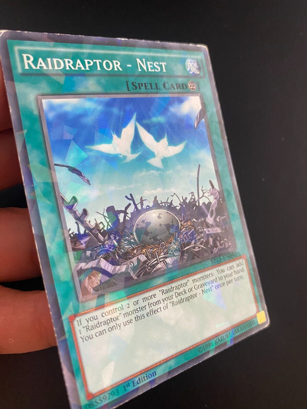 Yugioh Raidraptor - Nest SP15-EN045 Shatterfoil Rare HP