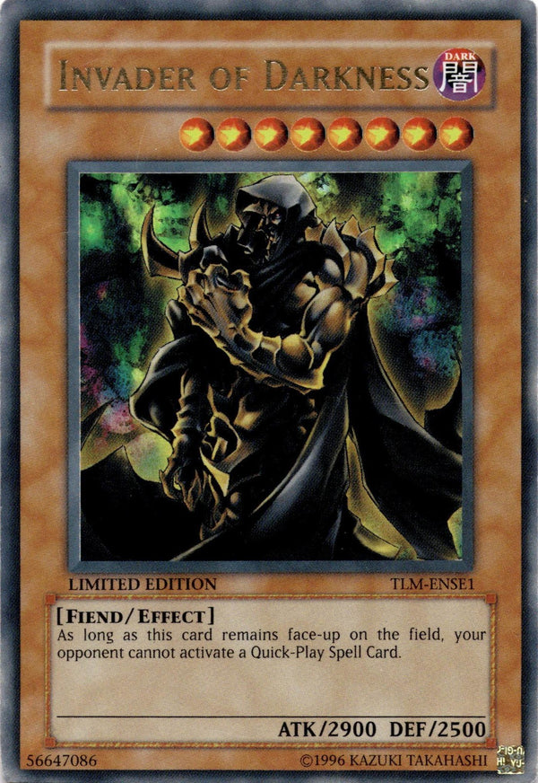 Yugioh Invader of Darkness TLM-ENSE1 Ultra Rare Limited Edition HP