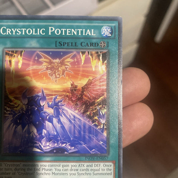 Yugioh Crystolic Potential INOV-EN057 Common 1st/unl Edition VLP/NM
