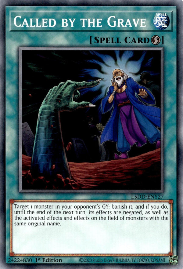 Yugioh Called by the Grave L5DD-ENY27 Common 1st Edition NM
