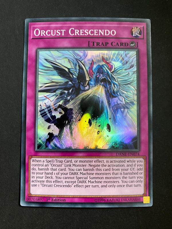 Yugioh Orcust Crescendo DANE-EN074 Super Rare 1st Edition VLP/NM