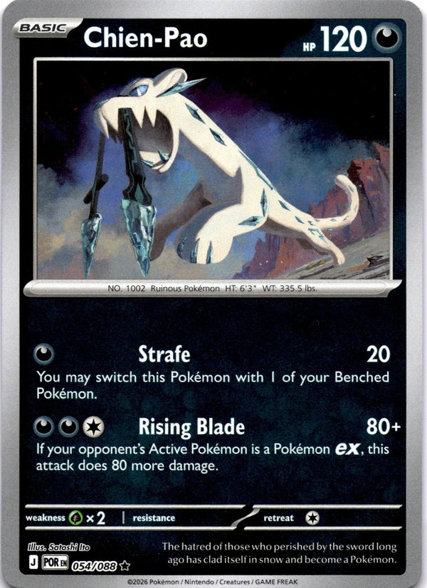 Pokemon Chien-Pao 054/088 Perfect Order Reverse Holo NM