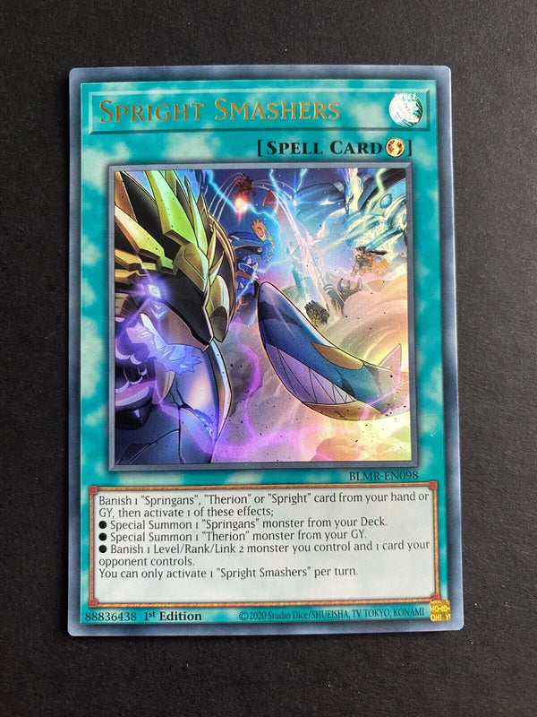 Yugioh Spright Smashers BLMR-EN098 Ultra Rare 1st Edition NM