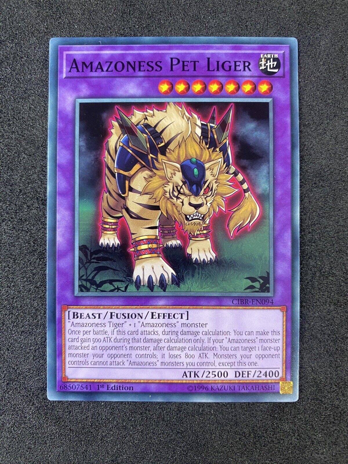 Yugioh Amazoness Pet Liger CIBR-EN094 Common 1st Edition NM