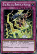 Yugioh The Weather Thundery Canvas SPWA-EN040 Secret Rare 1st Edition LP