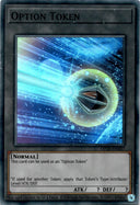 Yugioh Option Token OP20-EN027 Super Rare Unlimited Edition DAMAGED/HP