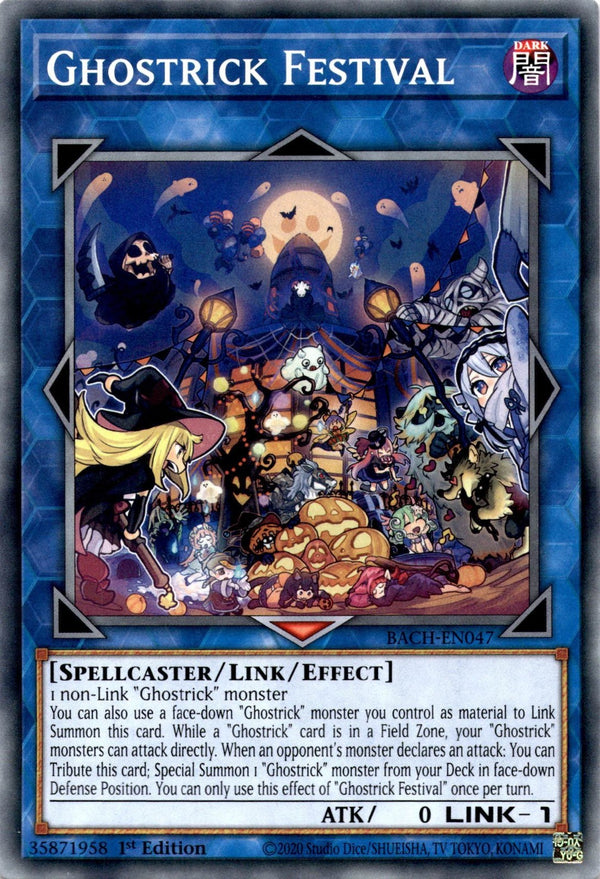 Yugioh Ghostrick Festival BACH-EN047 Common 1st Edition NM