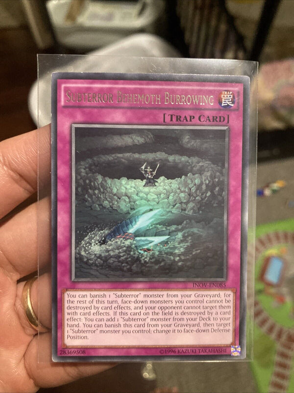 Yugioh Subterror Behemoth Burrowing INOV-EN085 Un 1st Edition VLP