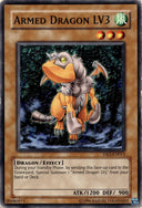 Yugioh Armed Dragon LV3 DR3-EN013 Common Unlimited Edition DAMAGED