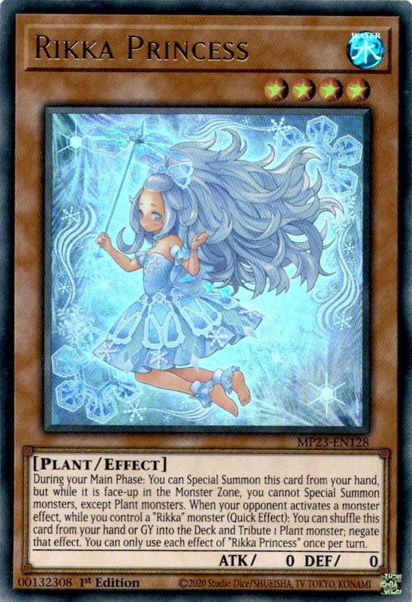 Yugioh Rikka Princess MP23-EN128 Ultra Rare 1st Edition NM