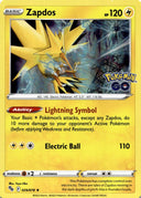 Pokemon Zapdos 029/078 Pokemon Go Holo NM