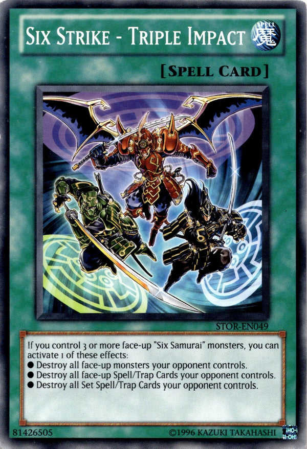 Yugioh Six Strike - Triple Impact STOR-EN049 Common Unlimited Edition LP