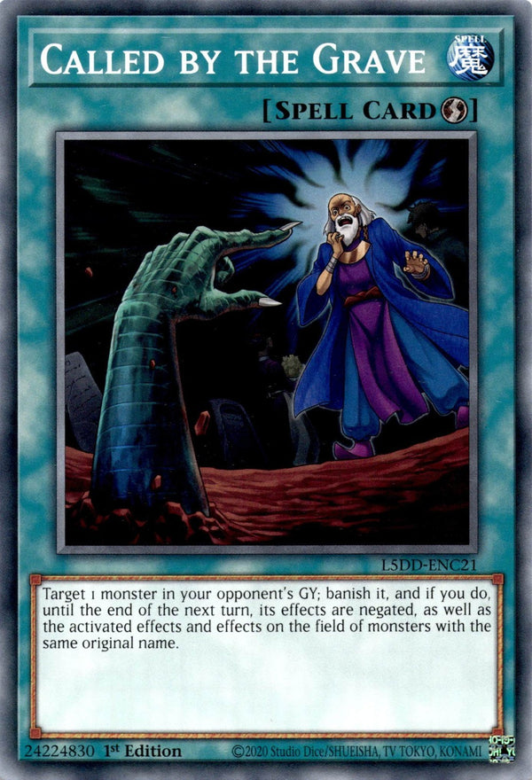 Yugioh Called by the Grave L5DD-ENC21 Common 1st Edition NM