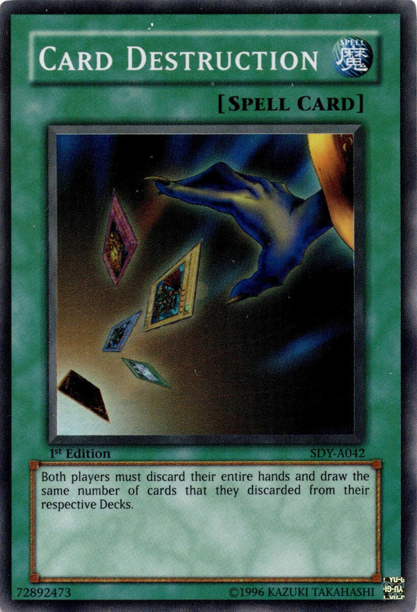Yugioh Card Destruction SDY-A042 Super Rare 1st Edition LP