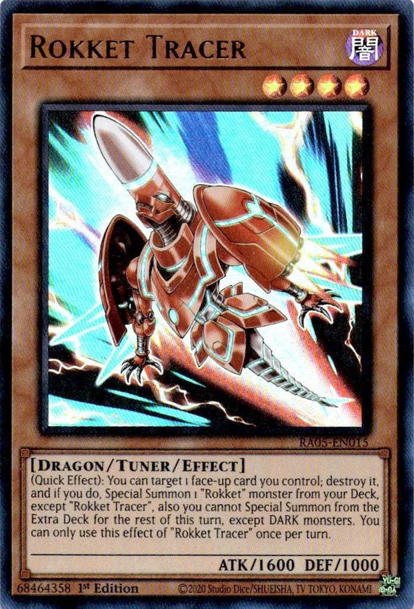 Yugioh Rokket Tracer RA05-EN015 NA Print Ultra Rare 1st Edition NM