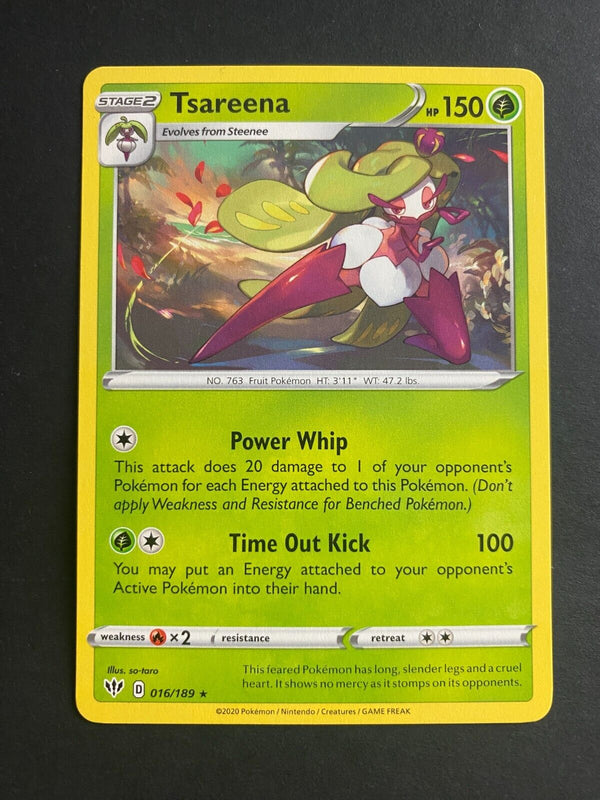 Pokemon Tsareena 016/189 Darkness Ablaze Rare Non Holo NM