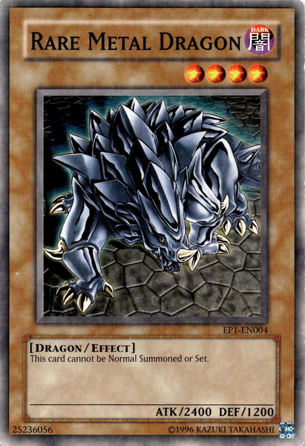 Yugioh Rare Metal Dragon EP1-EN004 Common Unlimited Edition MP/LP