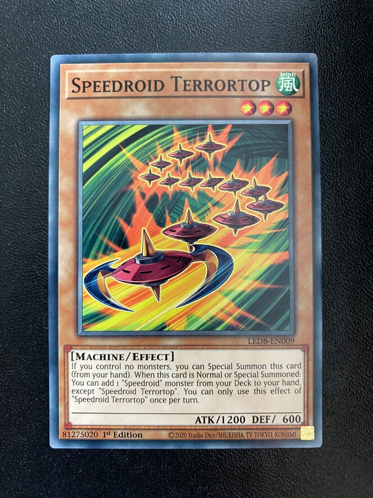 Yugioh Speedroid Terrortop LED8-EN009 Common 1st Edition NM