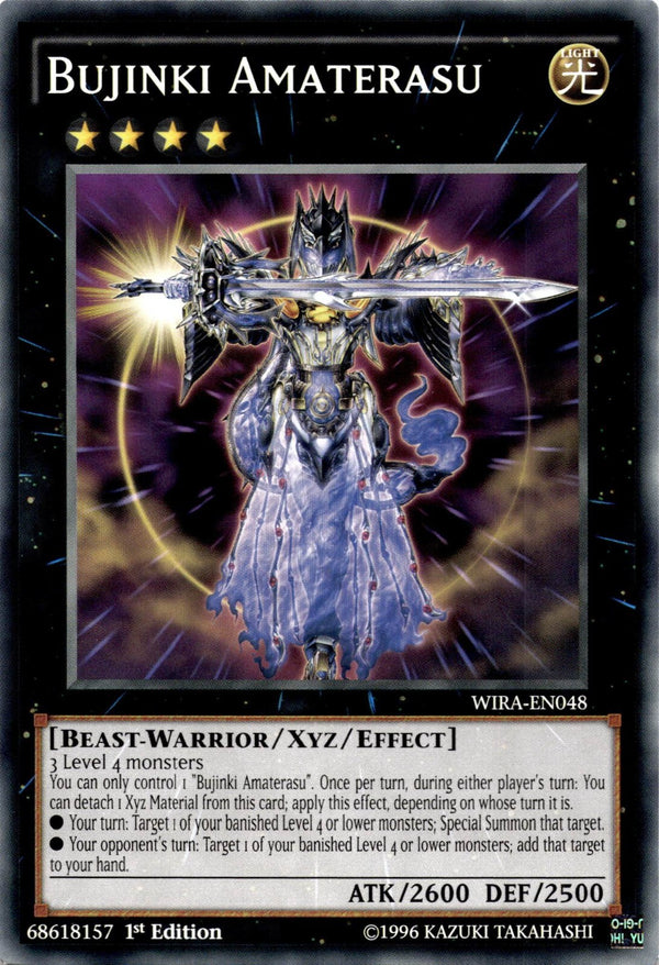 Yugioh Bujinki Amaterasu WIRA-EN048 Common 1st Edition VLP/NM