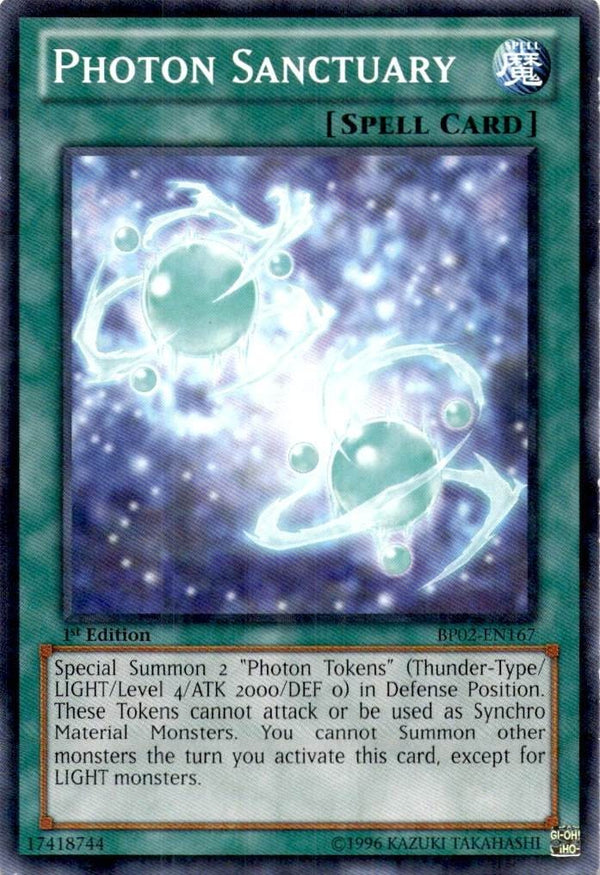 Yugioh Photon Sanctuary BP02-EN167 Mosaic Rare 1st Edition LP