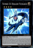 Yugioh Number 18: Heraldry Patriarch WSUP-EN004 Super Rare 1st Edition VLP/NM