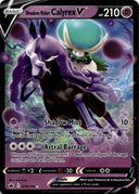 Pokemon Shadow Rider Calyrex V 074/198 Chilling Reign Full Art Holo NM