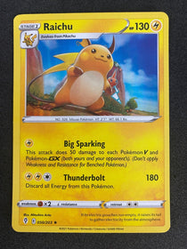 Pokemon Raichu 050/203 Evolving Skies Holo NM