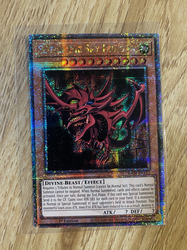 Yugioh Slifer the Sky Dragon RA04-EN117 Quarter Century Rare 1st Edition VLP/NM