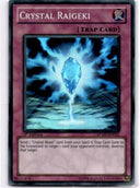 Yugioh Crystal Raigeki RYMP-EN055 Super Rare 1st Edition LP