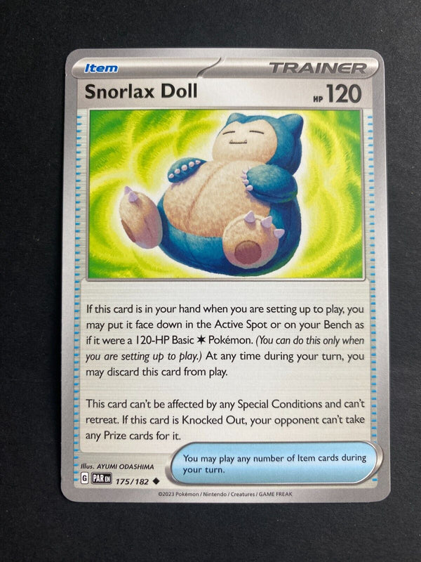 Pokemon Snorlax Doll 175/182 Pradox Rift Non Holo NM