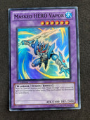 Yugioh Masked Hero Vapor GENF-EN095 Super Rare 1st Edition LP