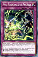 Yugioh Power Patron Shade of the Final Hour CORI-EN071 Common 1st Edition NM