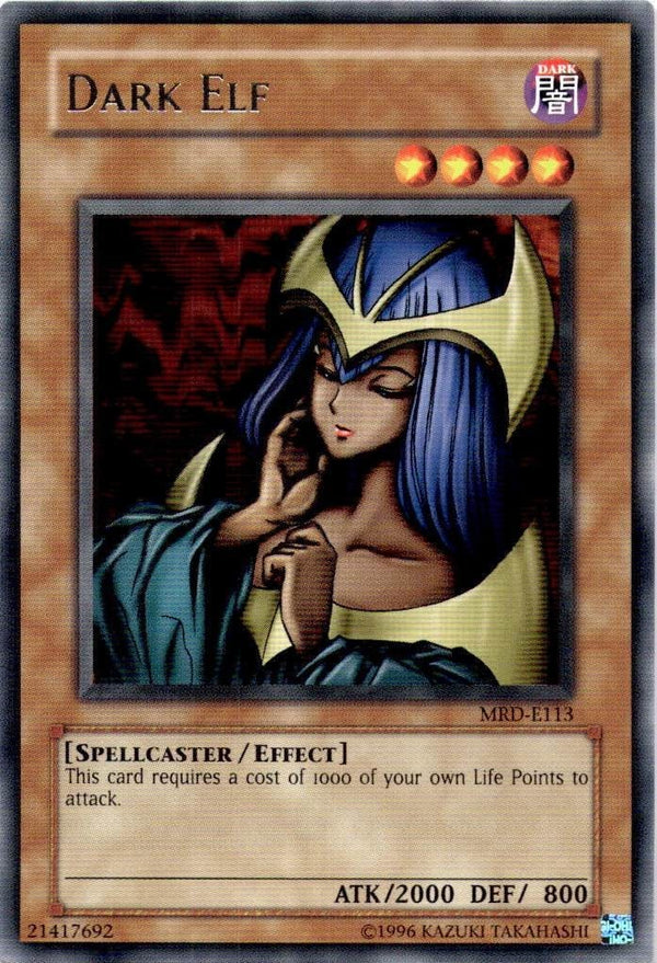 Yugioh Dark Elf MRD-E113 Rare Unlimited Edition NM