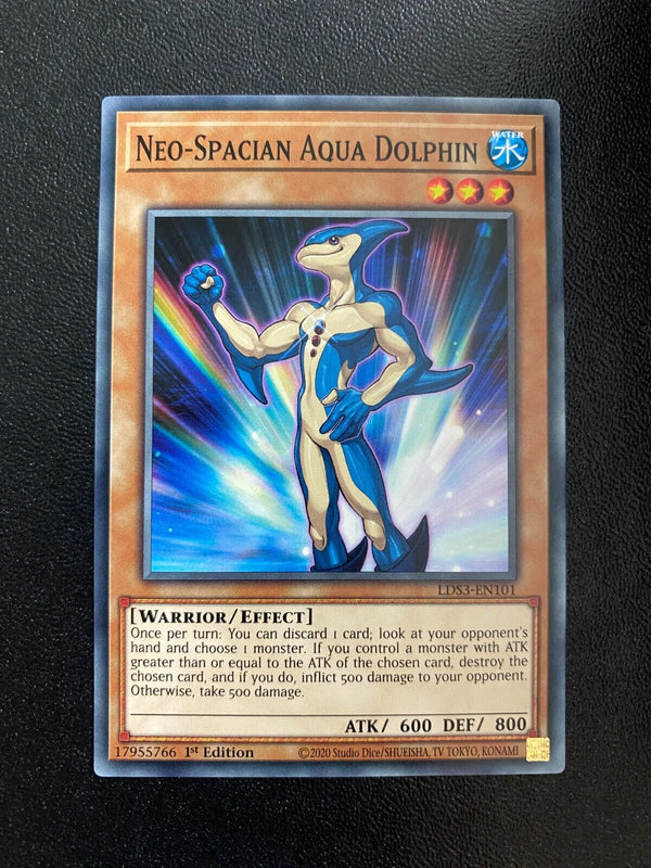 Yugioh Neo-Spacian Aqua Dolphin LDS3-EN101 Common 1st Edition NM