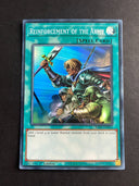 Yugioh Reinforcement of the Army RA01-EN051 Super Rare 1st Edition NM