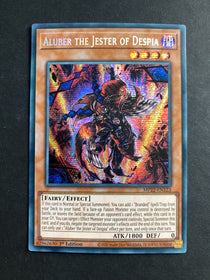 Yugioh Aluber the Jester of Despia MP22-EN123 Secret Rare 1st Edition LP