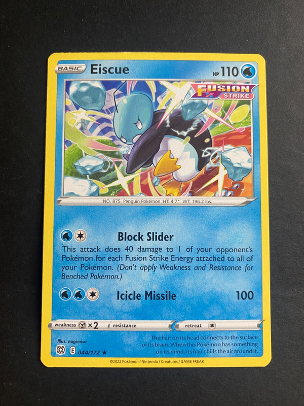Pokemon Eiscue 044/172 Brilliant Stars Rare Non Holo NM