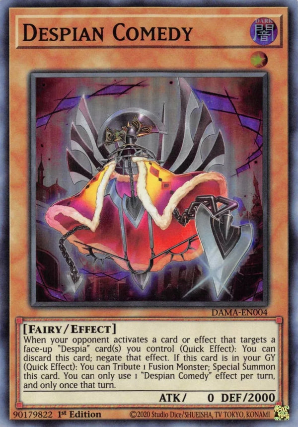 Yugioh Despian Comedy DAMA-EN004 Super Rare 1st Edition NM