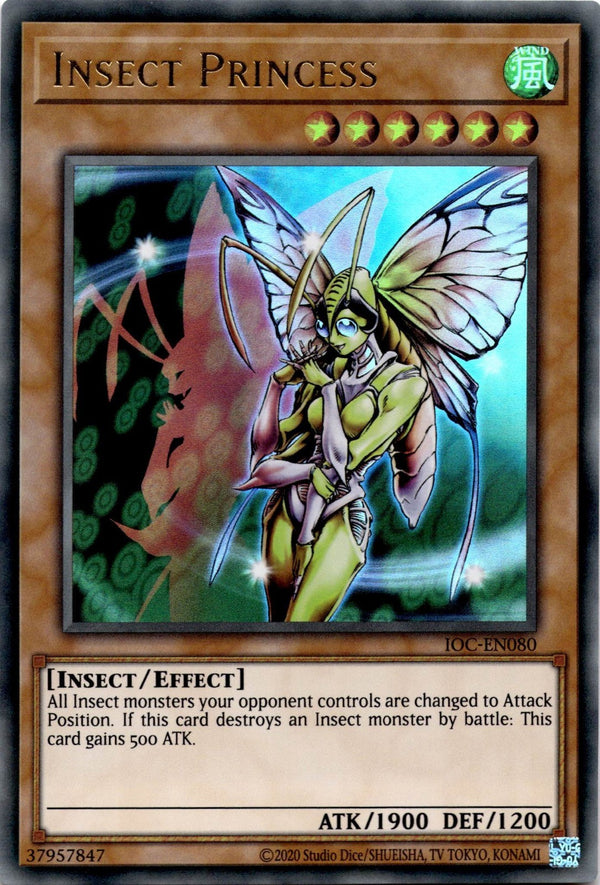Yugioh Insect Princess IOC-EN080 Ultra Rare Unlimited Edition NM