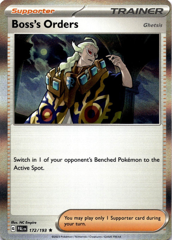 Pokemon Boss's Orders 172/193 Paldea Evolved Holo NM