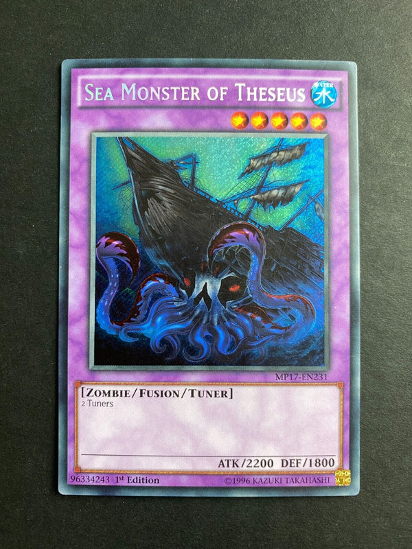Yugioh Sea Monster of Theseus MP17-EN231 Secret Rare 1st Edition MP