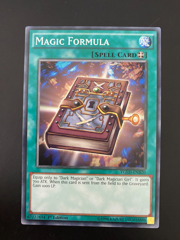 Yugioh Magic Formula YGLD-ENB20 Common 1st Edition NM/MINT