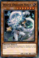 Yugioh White Dragon Ninja SHVA-EN024 Super Rare 1st Edition DAMAGED