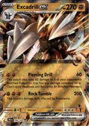 Pokemon Excadrill Ex 046/086 Black Bolt Full Art Holo NM