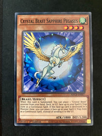 Yugioh Crystal Beast Sapphire Pegasus SDCB-EN007 Common 1st Edition NM